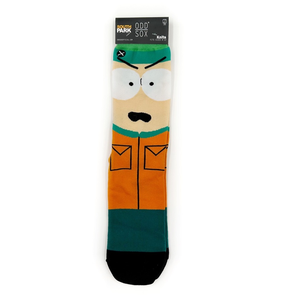 Odd Sox South Park Crew Socks Mens Womens Angry Kyle Orange Green Funny Fun Gift